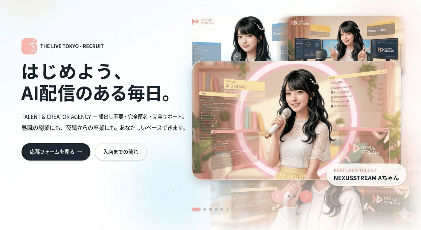 THE LIVE TOKYO 4つのメリット